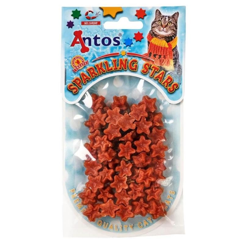 ANTOS Sparkling Stars skanėstai katėms su krevetėmis 30g