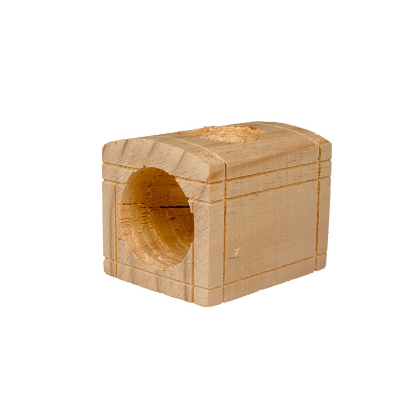 Medinis žaislas skrynia graužikams Duvoplus 9x7x6,5 cm