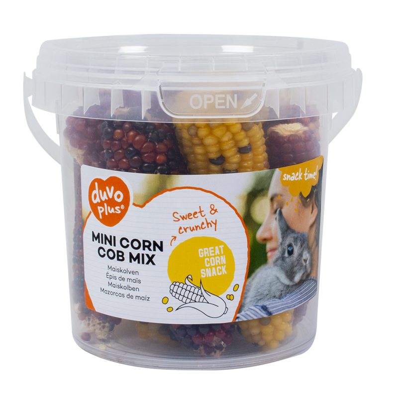 Mini kukurūzų burbuolių mišinys kibirėlyje graužikams 240g