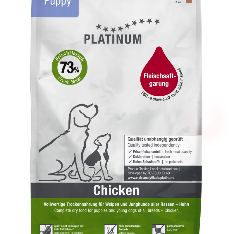 Platinum Puppy sausas maistas šuniukams su vištiena 5kg