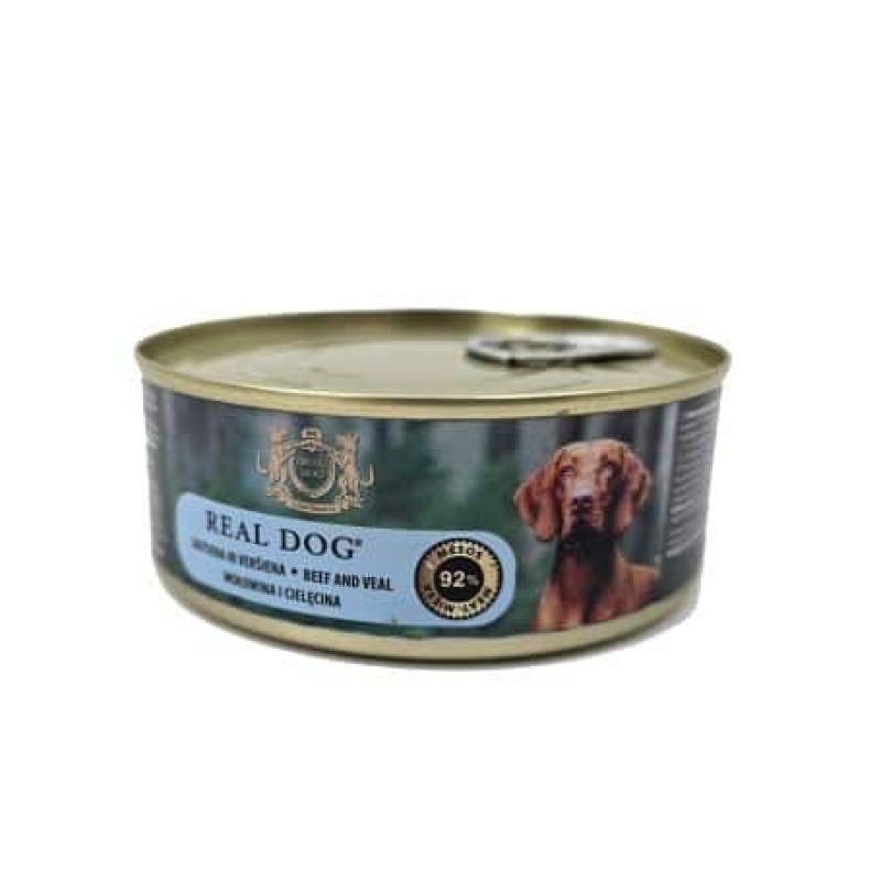 Real Dog SP Wet Beef and Veal konservas šunims su jautiena ir veršiena 240g