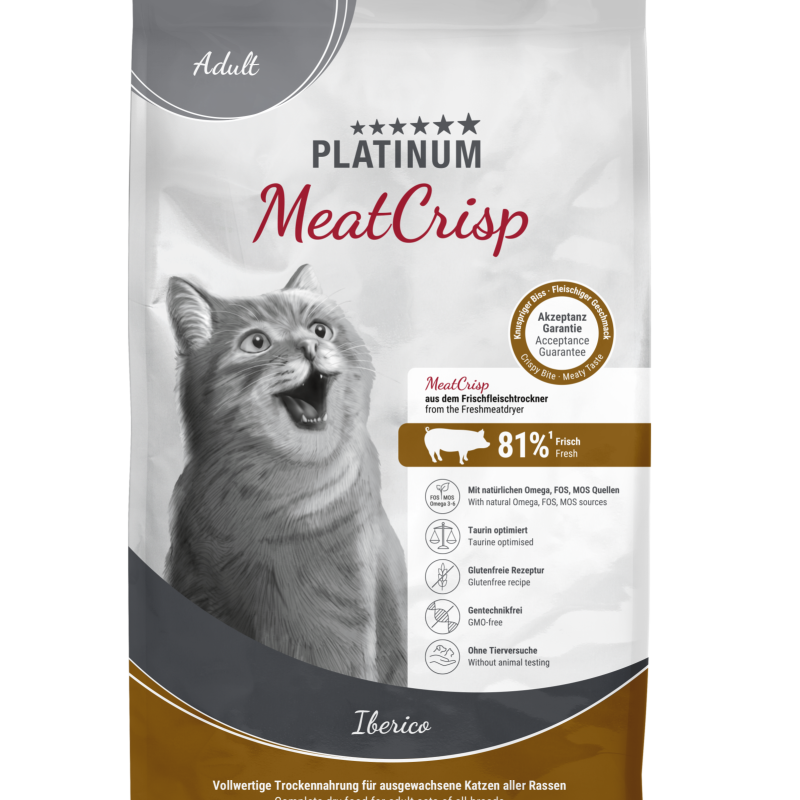 Platinum Adult visavertis sausas pašaras katėms su Iberijos kiauliena 3 kg
