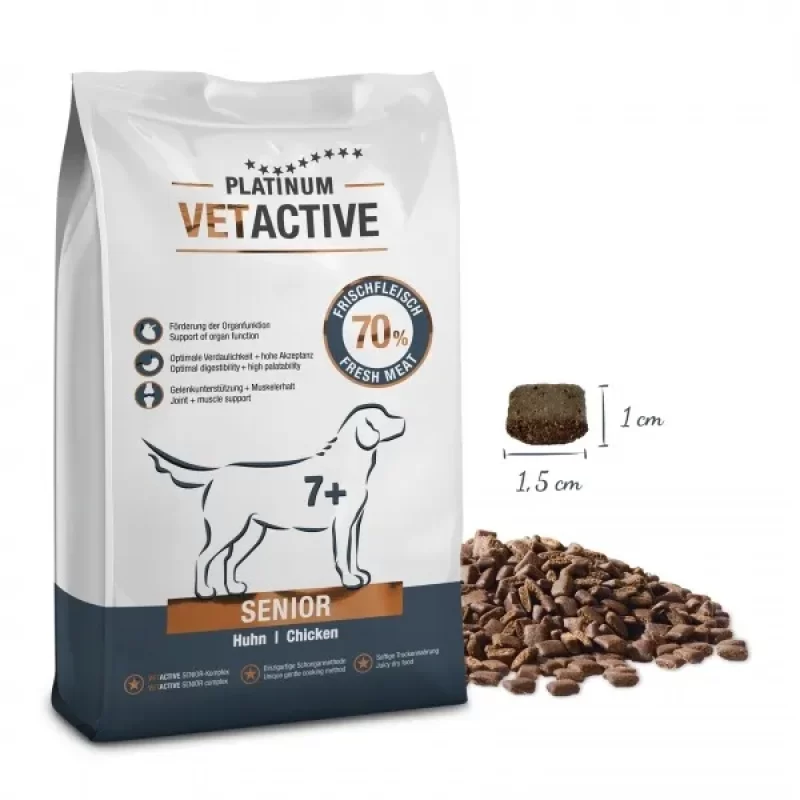 Platinum VetActive Senior sausas maistas šunims 5kg
