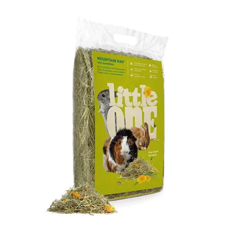 Little one nepresuotas kalnų šienas su kiaulpienėm, 400 g