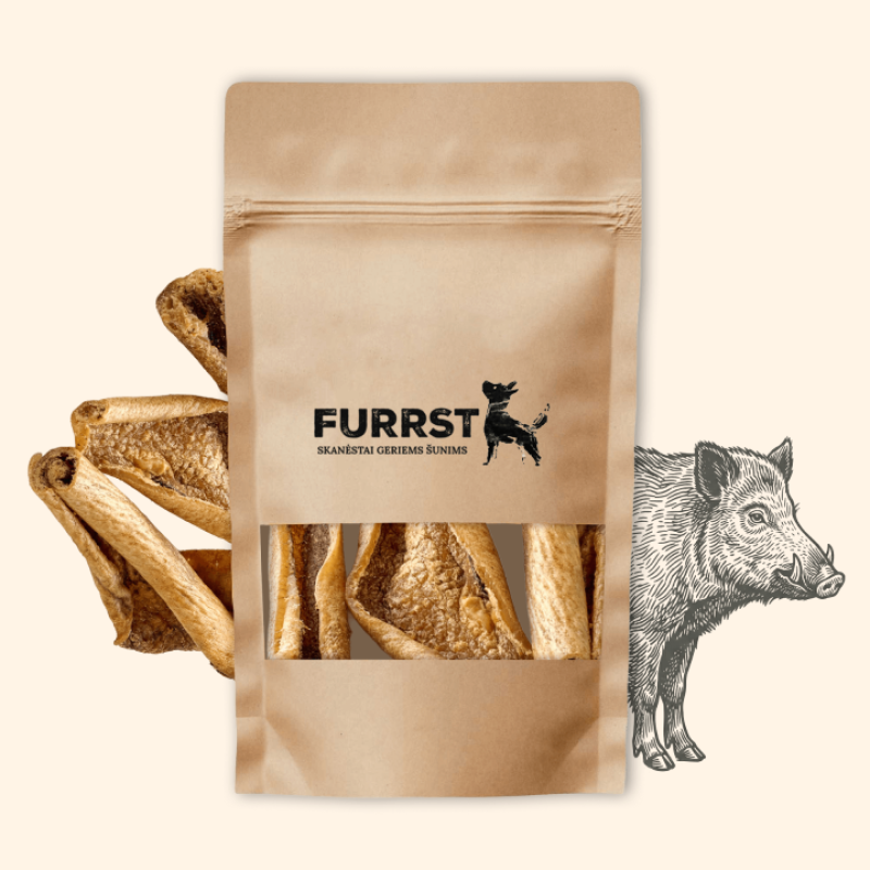FURRST džiovinta šerno oda skanėstas šunims